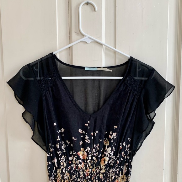 KIMCHI BLUE Genevieve smock waist floral dress - Picture 5 of 13